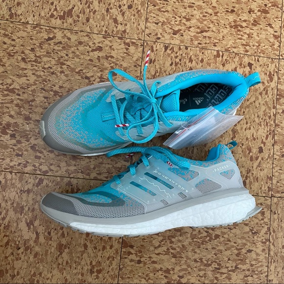 NWT Adidas x Packer x Solebox Energy Boost Tennis Shoes Blue Running - Picture 8 of 16